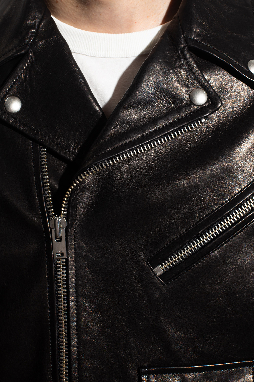 Iro mens leather on sale jacket